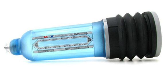 Υδροαντλία για μεγέθυνση πέους - μια συσκευή προσαρμοσμένη για να λειτουργεί με νερό